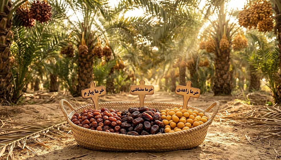 معرفی انواع خرمای ایرانی و خواص بی‌نظیر آن‌ها برای سلامتی